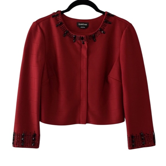 ❣️Pre-loved Bebe Two pice Cropped Blazer and Skirt❣️ - Picture 3 of 16